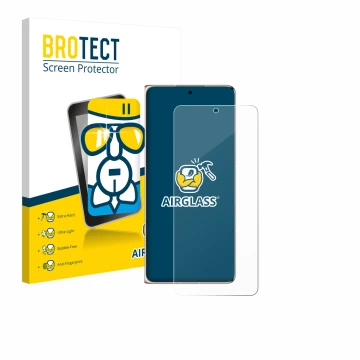 Parte frontale di una confezione del prodotto con il logo del marchio BROTECT. Accanto è raffigurato il dispositivo Huawei Mat