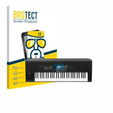 Parte frontale di una confezione del prodotto con il logo del marchio BROTECT. Accanto è raffigurato il dispositivo KORG Nauti