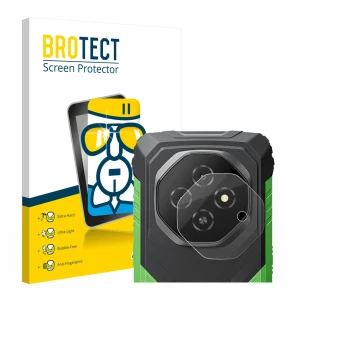 Parte frontale di una confezione del prodotto con il logo del marchio BROTECT. Accanto è raffigurato il dispositivo Blackview 