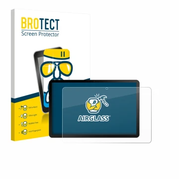 Parte frontale di una confezione del prodotto con il logo del marchio BROTECT. Accanto è raffigurato il dispositivo Ainmel G9 