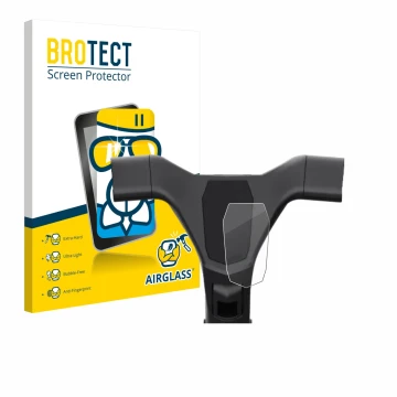 Parte frontale di una confezione del prodotto con il logo del marchio BROTECT. Accanto è raffigurato il dispositivo Navee ST3 