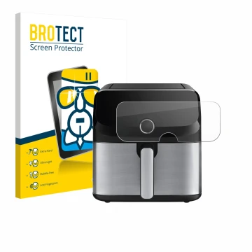 Parte frontale di una confezione del prodotto con il logo del marchio BROTECT. Accanto è raffigurato il dispositivo Tefal Easy