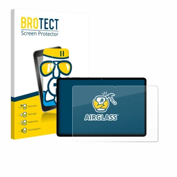 Parte frontale di una confezione del prodotto con il logo del marchio BROTECT. Accanto è raffigurato il dispositivo UJJ U7 11