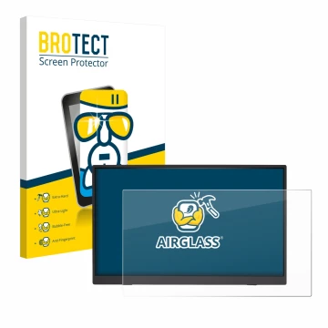Parte frontale di una confezione del prodotto con il logo del marchio BROTECT. Accanto è raffigurato il dispositivo Acer PM191