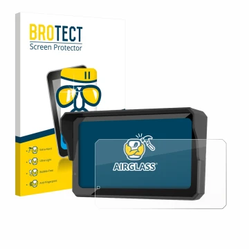 Parte frontale di una confezione del prodotto con il logo del marchio BROTECT. Accanto è raffigurato il dispositivo Carpuride 