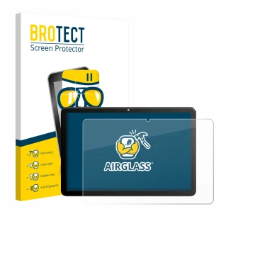 Parte frontale di una confezione del prodotto con il logo del marchio BROTECT. Accanto è raffigurato il dispositivo Rebecco Z5