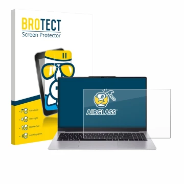 Parte frontale di una confezione del prodotto con il logo del marchio BROTECT. Accanto è raffigurato il dispositivo Acer Aspir