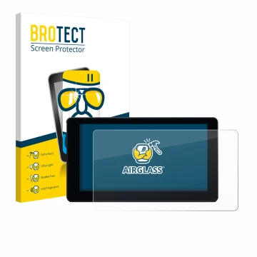 Parte frontale di una confezione del prodotto con il logo del marchio BROTECT. Accanto è raffigurato il dispositivo Zontes 368