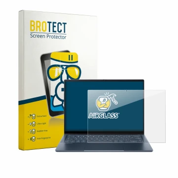 Parte frontale di una confezione del prodotto con il logo del marchio BROTECT. Accanto è raffigurato il dispositivo Acer Googl