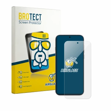 Parte frontale di una confezione del prodotto con il logo del marchio BROTECT. Accanto è raffigurato il dispositivo Oppo Find 