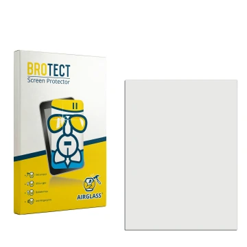 Parte frontale di una confezione del prodotto con il logo del marchio BROTECT. Accanto si trova la protezione per lo schermo c