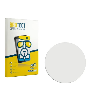 Parte frontale di una confezione del prodotto con il logo del marchio BROTECT. Accanto si trova la protezione per lo schermo c