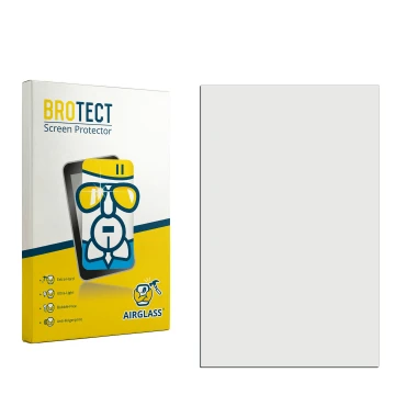 Parte frontale di una confezione del prodotto con il logo del marchio BROTECT. Accanto si trova la protezione per lo schermo c
