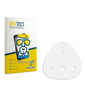 Parte frontale di una confezione del prodotto con il logo del marchio BROTECT. Accanto si trova la protezione per lo schermo c