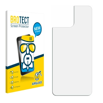 Parte frontale di una confezione del prodotto con il logo del marchio BROTECT. Accanto si trova la protezione per lo schermo c