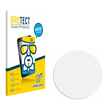 Parte frontale di una confezione del prodotto con il logo del marchio BROTECT. Accanto si trova la protezione per lo schermo c