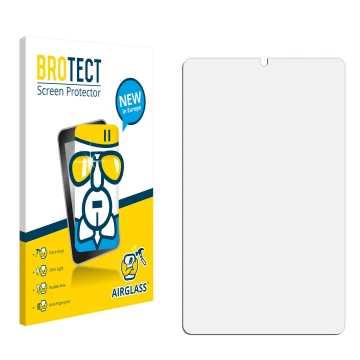 Parte frontale di una confezione del prodotto con il logo del marchio BROTECT. Accanto si trova la protezione per lo schermo c