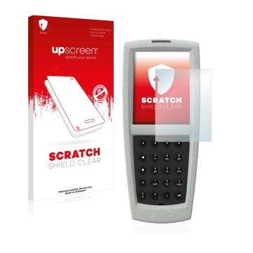 Parte frontale di una confezione del prodotto con il logo del marchio upscreen. Accanto è raffigurato il dispositivo Vectron P
