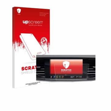 Parte frontale di una confezione del prodotto con il logo del marchio upscreen. Accanto è raffigurato il dispositivo Opel Insi