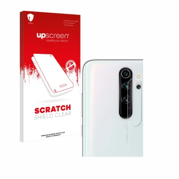 Parte frontale di una confezione del prodotto con il logo del marchio upscreen. Accanto è raffigurato il dispositivo Xiaomi Re