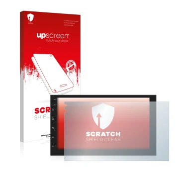 Parte frontale di una confezione del prodotto con il logo del marchio upscreen. Accanto è raffigurato il dispositivo Phonocar 