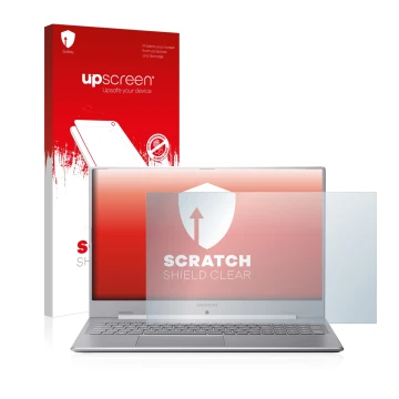 Parte frontale di una confezione del prodotto con il logo del marchio upscreen. Accanto è raffigurato il dispositivo MEDION Ak