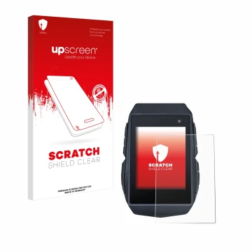 Parte frontale di una confezione del prodotto con il logo del marchio upscreen. Accanto è raffigurato il dispositivo Sigma ROX