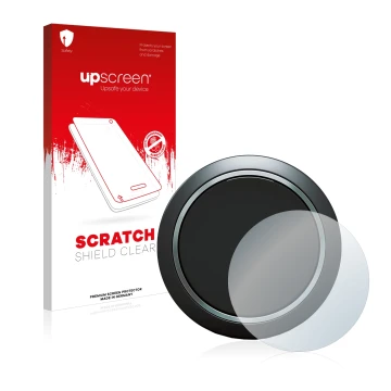 Parte frontale di una confezione del prodotto con il logo del marchio upscreen. Accanto è raffigurato il dispositivo OOONO CO-