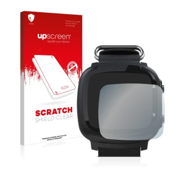 Parte frontale di una confezione del prodotto con il logo del marchio upscreen. Accanto è raffigurato il dispositivo Aqualung 