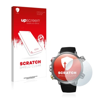 Parte frontale di una confezione del prodotto con il logo del marchio upscreen. Accanto è raffigurato il dispositivo Citizen P