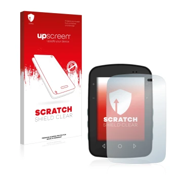 Parte frontale di una confezione del prodotto con il logo del marchio upscreen. Accanto è raffigurato il dispositivo TwoNav Te