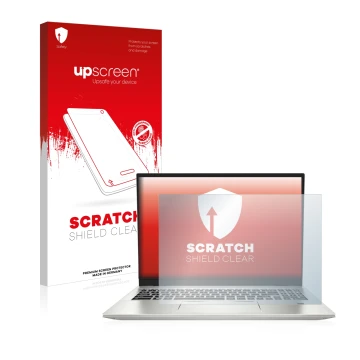 Parte frontale di una confezione del prodotto con il logo del marchio upscreen. Accanto è raffigurato il dispositivo MSI Prest