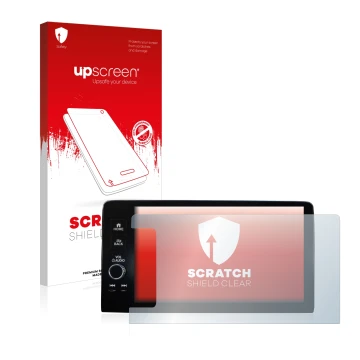 Parte frontale di una confezione del prodotto con il logo del marchio upscreen. Accanto è raffigurato il dispositivo Honda HR-