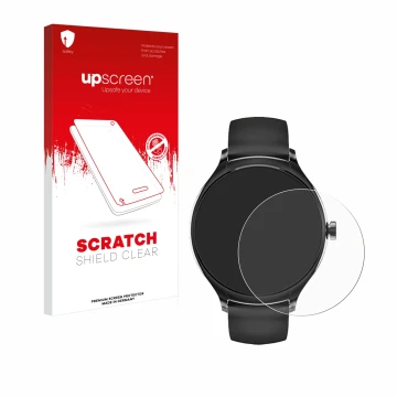 Parte frontale di una confezione del prodotto con il logo del marchio upscreen. Accanto è raffigurato il dispositivo Pireware 