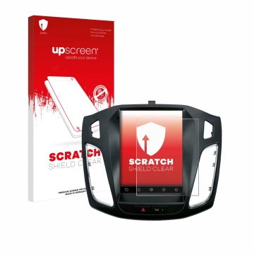 Parte frontale di una confezione del prodotto con il logo del marchio upscreen. Accanto è raffigurato il dispositivo Isudar Fo