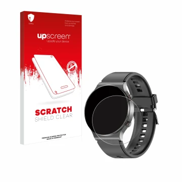 Parte frontale di una confezione del prodotto con il logo del marchio upscreen. Accanto è raffigurato il dispositivo Kardena C