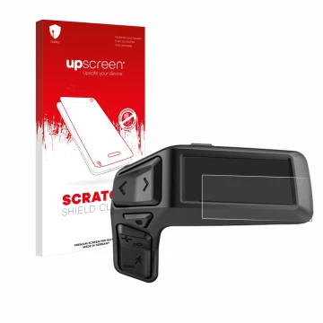 Parte frontale di una confezione del prodotto con il logo del marchio upscreen. Accanto è raffigurato il dispositivo Bosch Pur