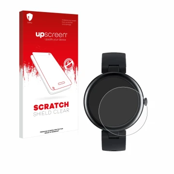 Parte frontale di una confezione del prodotto con il logo del marchio upscreen. Accanto è raffigurato il dispositivo SHANG WIN