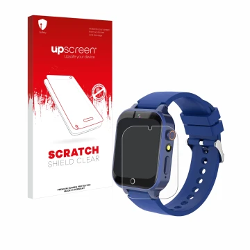 Parte frontale di una confezione del prodotto con il logo del marchio upscreen. Accanto è raffigurato il dispositivo Yedasah D