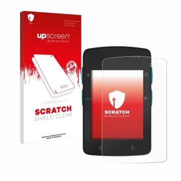 Parte frontale di una confezione del prodotto con il logo del marchio upscreen. Accanto è raffigurato il dispositivo TwoNav Ro