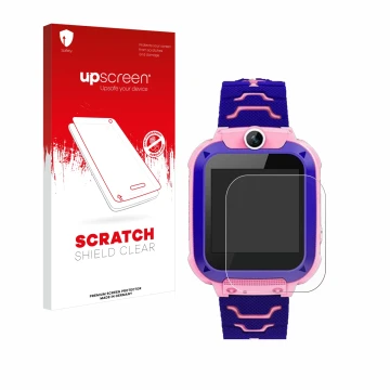 Parte frontale di una confezione del prodotto con il logo del marchio upscreen. Accanto è raffigurato il dispositivo Bothergu 