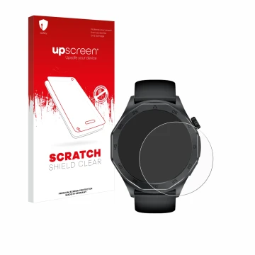 Parte frontale di una confezione del prodotto con il logo del marchio upscreen. Accanto è raffigurato il dispositivo Kardena C