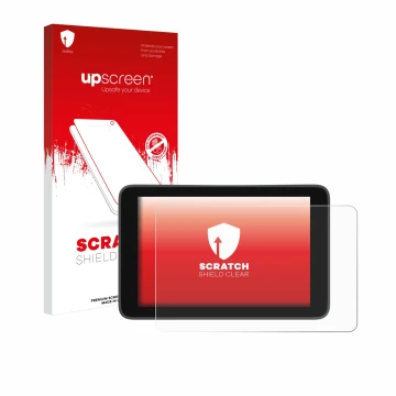 Parte frontale di una confezione del prodotto con il logo del marchio upscreen. Accanto è raffigurato il dispositivo YoloLiv Y
