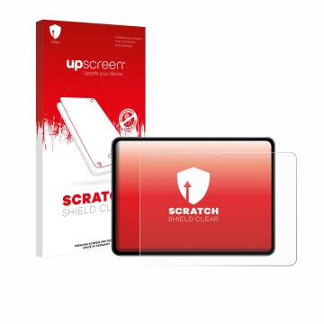 Parte frontale di una confezione del prodotto con il logo del marchio upscreen. Accanto è raffigurato il dispositivo OnePlus P