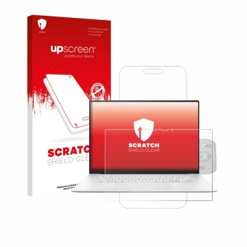 Parte frontale di una confezione del prodotto con il logo del marchio upscreen. Accanto è raffigurato il dispositivo ASUS ZenB