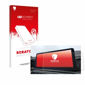 Parte frontale di una confezione del prodotto con il logo del marchio upscreen. Accanto è raffigurato il dispositivo MG3 Hybri