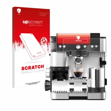 Parte frontale di una confezione del prodotto con il logo del marchio upscreen. Accanto è raffigurato il dispositivo Ninja Lux