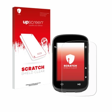 Parte frontale di una confezione del prodotto con il logo del marchio upscreen. Accanto è raffigurato il dispositivo CooSpo CS