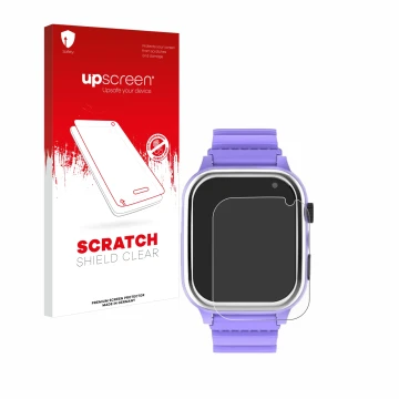 Parte frontale di una confezione del prodotto con il logo del marchio upscreen. Accanto è raffigurato il dispositivo Jubunrer 