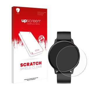 Parte frontale di una confezione del prodotto con il logo del marchio upscreen. Accanto è raffigurato il dispositivo SPC Smart